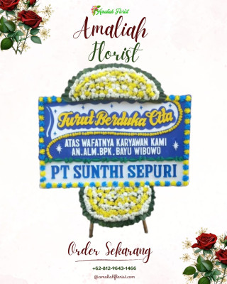 Papan Bunga Duka di Wawombalata